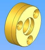 Латунная опора приводного вала со стальной втулкой (V)CC400 Ген. тип F, комплект из 2 шт. 23004432