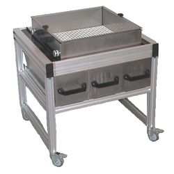 Ручная мобильная просеивающая станция CF50 со встроенной 2-х ур. системой хранения