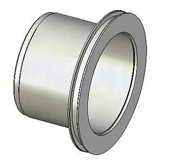 Адаптер для опоки Ø100мм VTC200, нержавеющая сталь, Øi=108мм