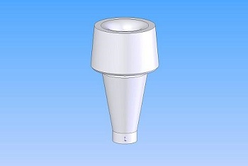 Сопло керамическое CCA-выходное отвертсие Ø2.5 мм, H=55 мм, AU1000/3000 HTC