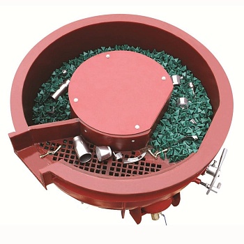 Виброгалтовка круговая VBS(B)300 со встроенной системой сепарации, объем рабочей камеры 300 л